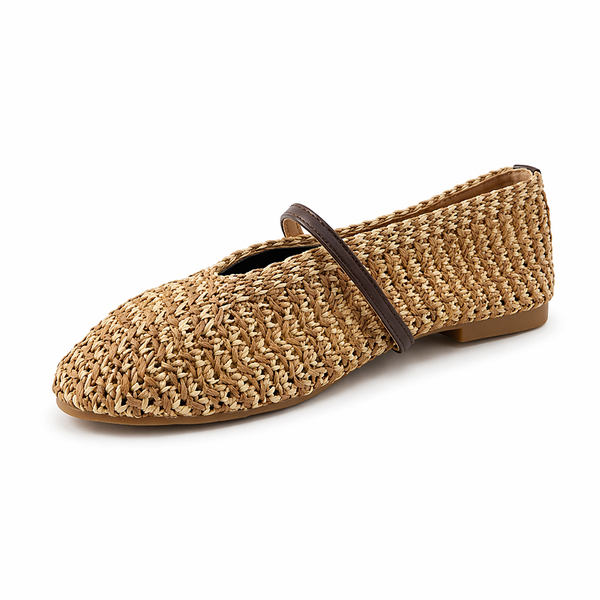 Ballerines tressées élégantes