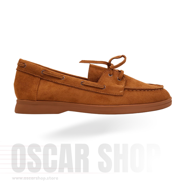 Mocassin bateau en suède souple