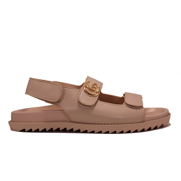 Sandales Plateforme Logo