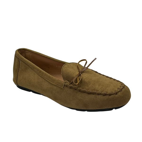 mocassin a lacet femme