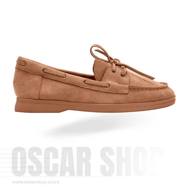 Mocassin bateau en suède souple