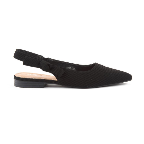 Ballerines slingback à bout pointu