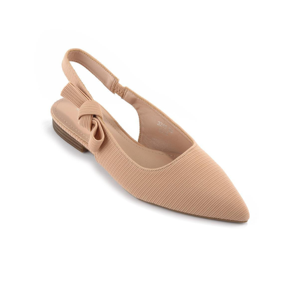 Ballerines slingback à bout pointu