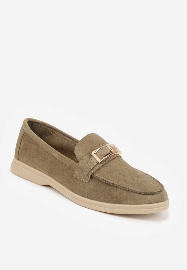 Mocassin Raffiné Doré