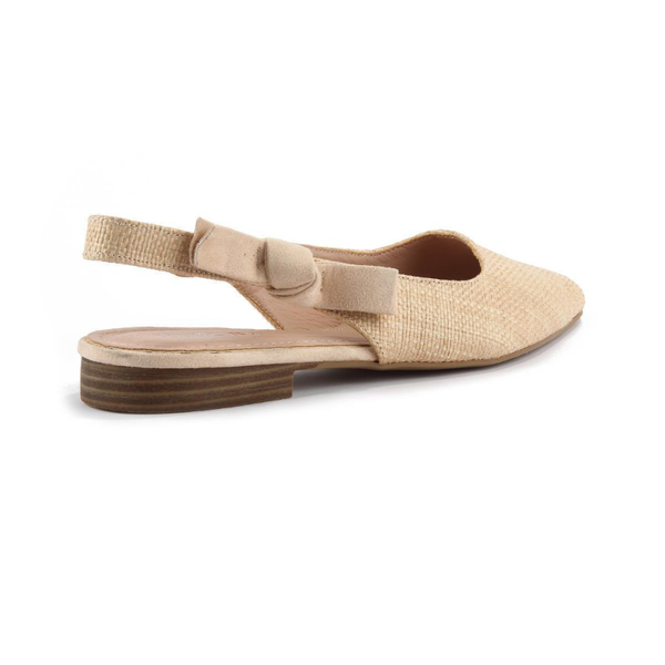 Ballerines slingback à bout pointu