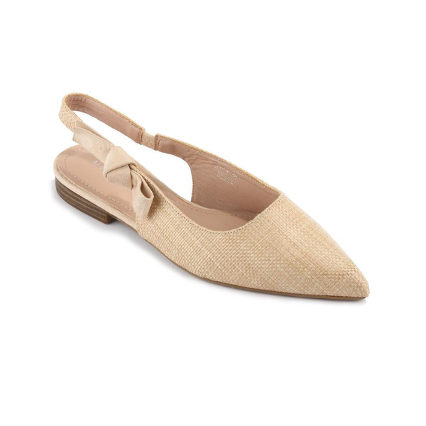 Ballerines slingback à bout pointu