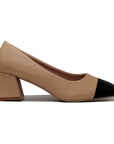 Escarpins à talon carée à bout carré