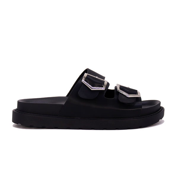 Mule boucle structurée