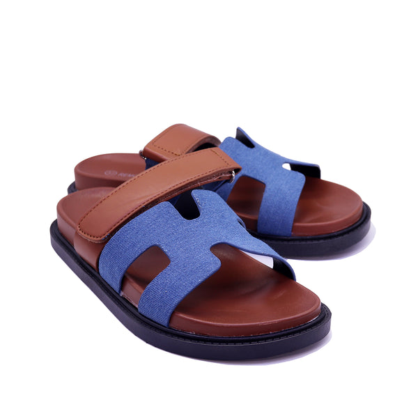 Mule à brides modernes et semelle confort