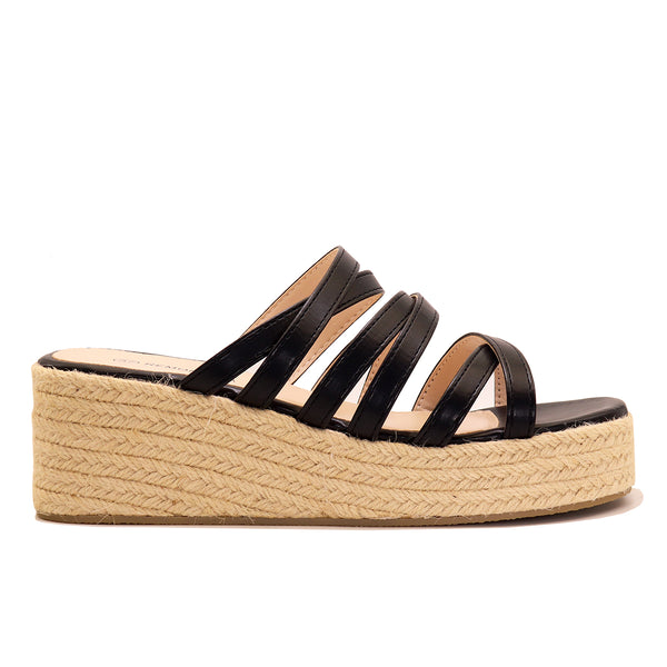 Mule Compensée Espadrille