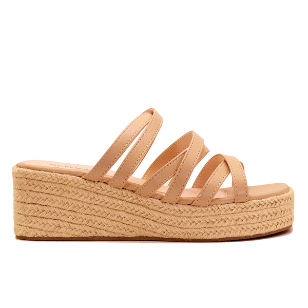 Mule Compensée Espadrille