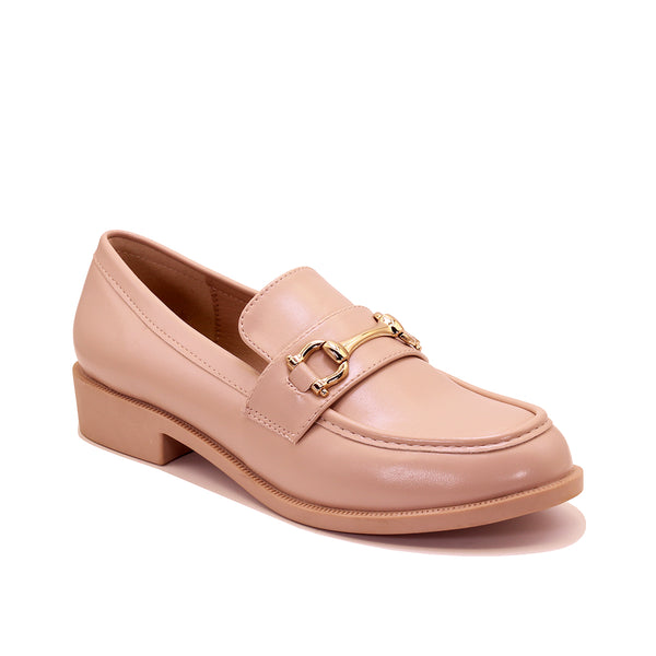 Mocassin à mors doré élégant