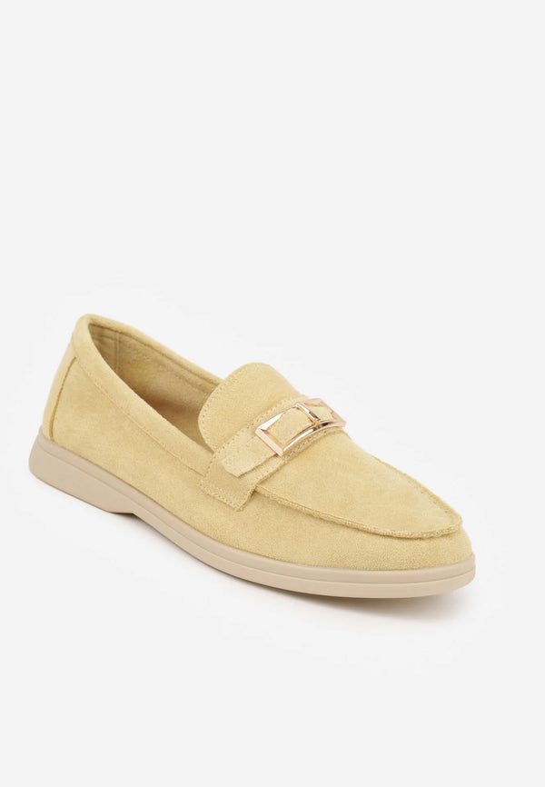 Mocassin Raffiné Doré