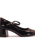 Escarpin à bride et talon bloc