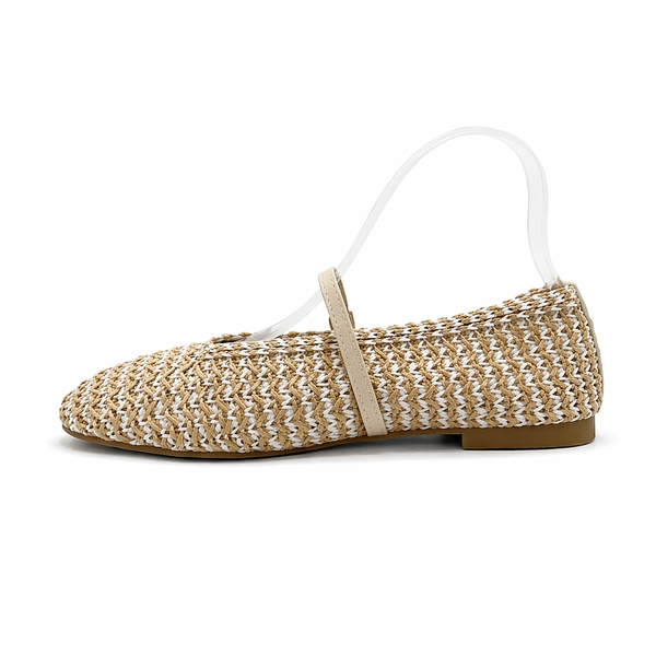 Ballerines tressées élégantes