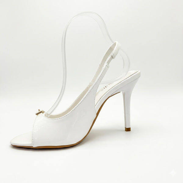 Escarpins slingback vernis