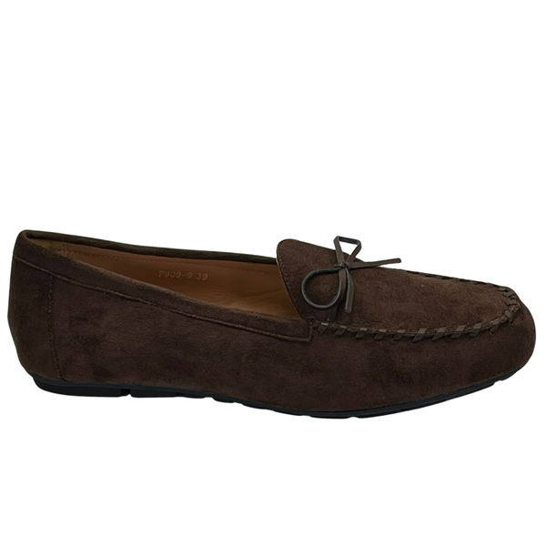 mocassin a lacet femme