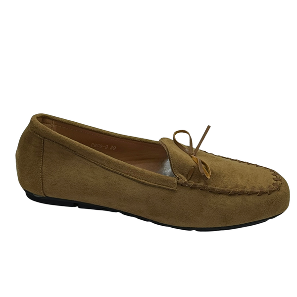 mocassin a lacet femme