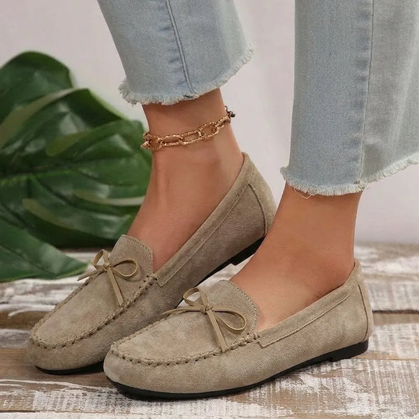 mocassin a lacet femme