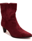 Bottine a talon suédée