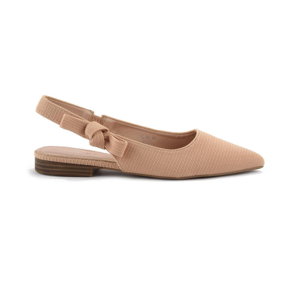 Ballerines slingback à bout pointu