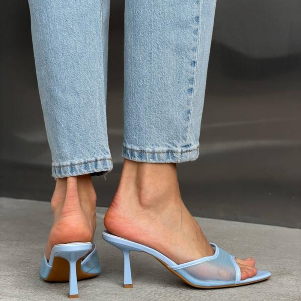 Mules Transparents Élégantes