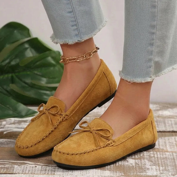 mocassin a lacet femme
