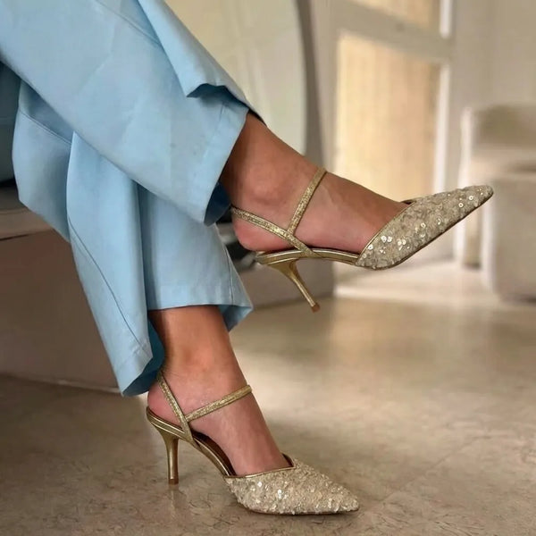 Escarpin  Talon Fin Finition Texturée