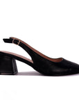 Escarpins Slingback à Talons Bloc Élégants et Confortables