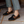 Mocassin bateau bicolore à lacets