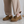 Mocassin compensé à semelle crantée