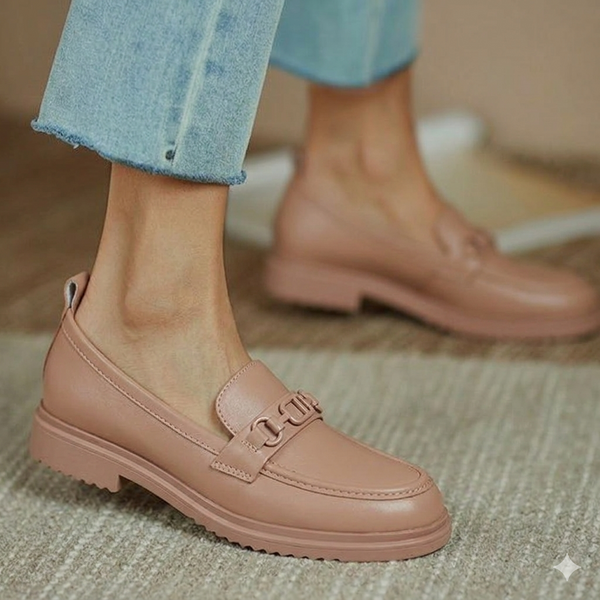 Mocassin classique à chaîne décorative