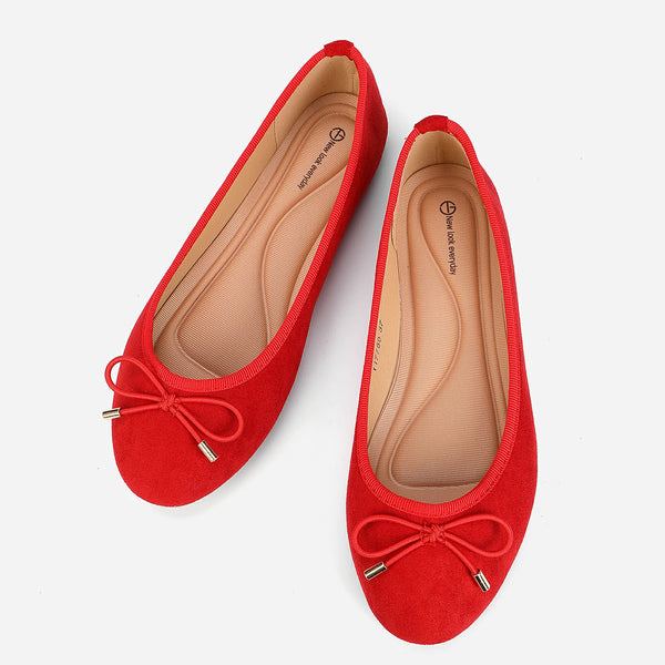 Ballerines Rouge Élégance