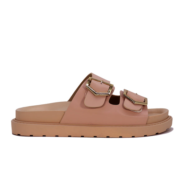 Mule boucle structurée