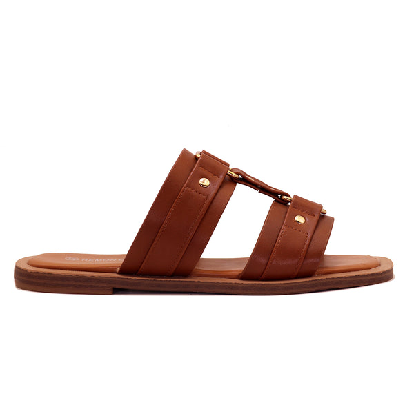 Mules Plates Ornées