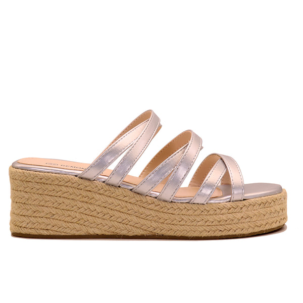 Mule Compensée Espadrille