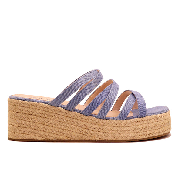 Mule Compensée Espadrille