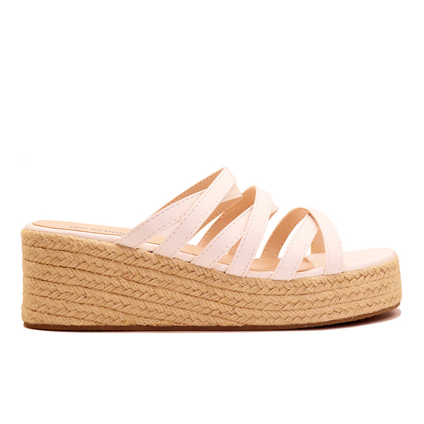 Mule Compensée Espadrille