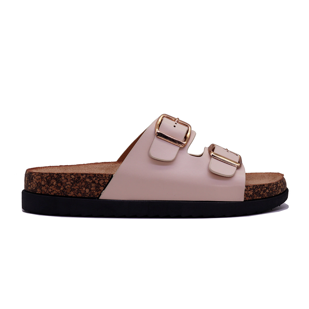 Mule à semelle ergonomique et brides à boucles