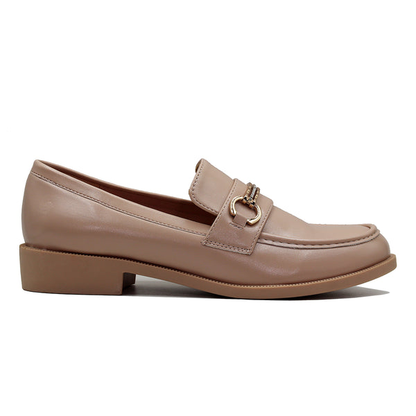 Mocassin classique avec détail métallique