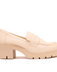 Mocassin plateforme à talon bloc