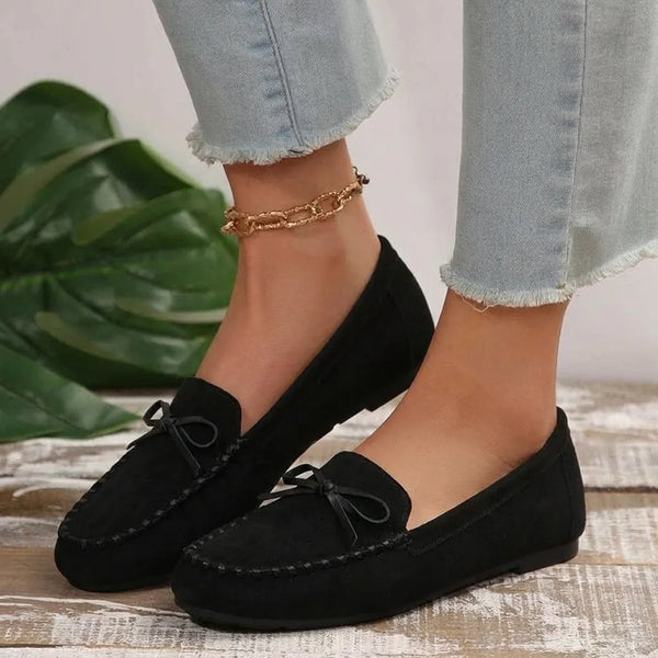 mocassin a lacet femme