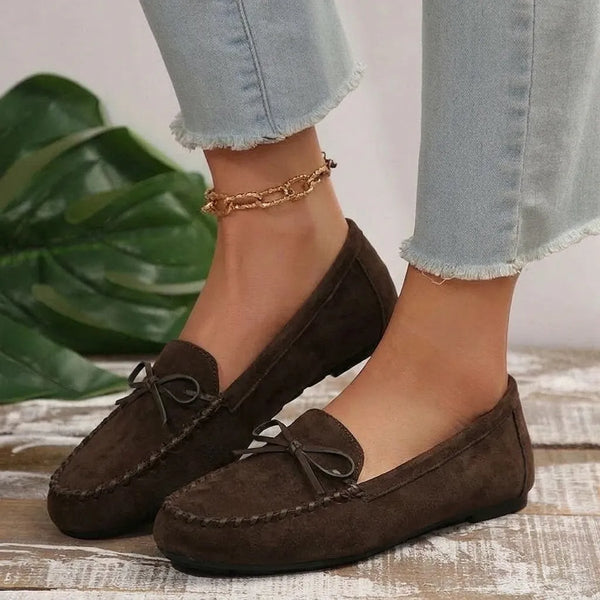 mocassin a lacet femme